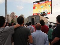 Cumhurbaşkanlığı Kupası için Anıt'a dev ekran