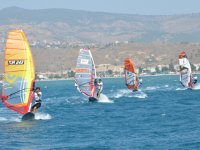 Dikili'de windsurf rüzgarı esti