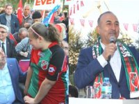 Dışişleri Bakanı Çavuşoğlu Karşıyaka'da SKM açılışını yaptı