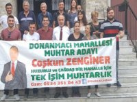 Donanmacı Mahallesi’nde Coşkun Zenginer muhtar seçildi
