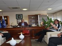 DSP İlçe Başkanlığı'ndan Akpınar'a nezaket ziyareti