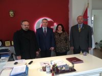 DSP Karşıyaka İlçe Başkanlığı ziyaretlerini sürdürüyor