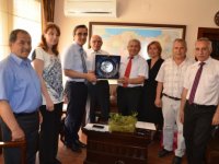 Dumlupınarlılar Kaymakam Yücel'i ziyaret etti