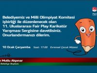 Dünya Fair Play Karitatür sergisi Karşıyaka'da...