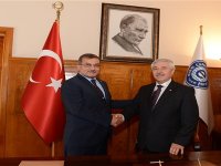 Emniyet Müdürü Uzunkaya, Ege Üniversitesi'ni ziyaret etti