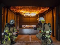 Film platosu değil yangın istasyonu