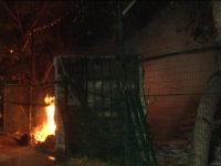 Fuar'da korkutan yangın