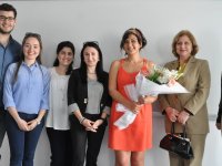 Fulsen Türker, İzmir Üniversitesi'ne konuk oldu...