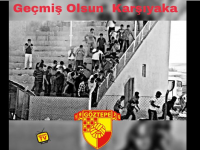 Göztepe taraftarlarından Karşıyaka'ya geçmiş olsun