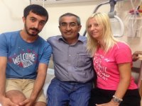 Güneş çarptı kurtuldu