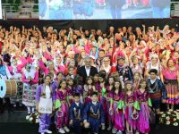 Halk dansları kursları 26 yöre oyunuyla final yaptı...