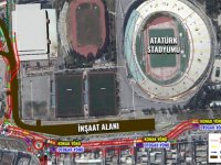 Halkapınar’da geçici trafik düzenlemesi