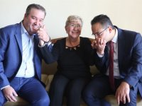 İki başkan yetiştiren bir öğretmenin gururu