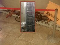 İZBAN Karşıyaka İstasyonunda yürümeyen merdiven çilesi...