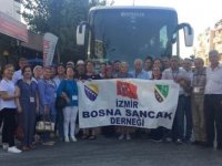 İzmir Bosna Sancak Derneği, anma töreni için yola çıktı