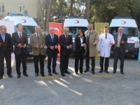 İzmir Kuzey Sekreterliği’nde beş hastaneye beş adet tam donanımlı ambulans