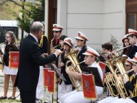 İzmir Özel Türk Koleji bando çalgılarını MÜZİKSEV'e bağışladı