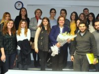 İzmir Üniversitesi Konak Belediye Başkanı Sema Pekdaş'ı ağırladı