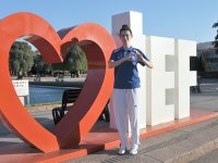 İzmir'e bir altın madalya da Simge'den