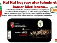 Kaç sayı atar tahmin et, konser davetiyesi kazan...