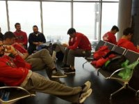 Kaf Kaf sis yüzünden mahsur kaldı