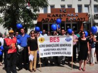 Karşıyaka Adliye çalışanlarından protesto