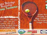 Karşıyaka Belediye Başkanlığı 2. Tenis Turnuvası kayıtları devam ediyor