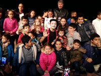 Karşıyaka Belediyesi'nin desteklediği pandomimci Tunus'u büyüledi