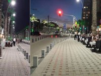 Karşıyaka Cengiz Topel Caddesi'nde yeni uygulama...