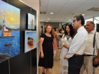 Karşıyaka Halk Eğitim Merkezi'nden ''Serinleten'' resim sergisi