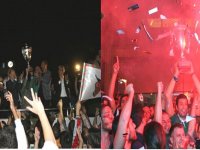 Karşıyaka kupasıyla sabahladı...