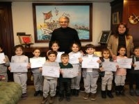 Karşıyaka Ortaokulu’nun ana sınıfı öğrencileri şampiyon