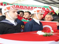 Karşıyaka şehidini son yolculuğuna uğurladı...