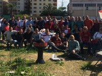 Karşıyaka Stadı'nda mangal keyfi...