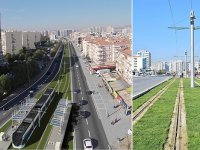 Karşıyaka tramvay hattına ilk elektrik veriliyor