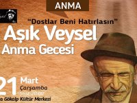 Karşıyaka’da Aşık Veysel’i anma gecesi