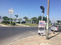 Karşıyaka'da Başbakan’ın Panolarına Saldırı