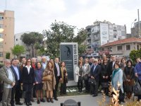 Karşıyaka'da Noyan Özkan Anıtı açıldı