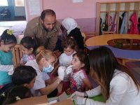 Karşıyaka'da öğrencilere ağız ve diş sağlığı eğitimi verildi