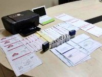 Karşıyaka'da sahte fatura ve kimlik düzenleyen kişi yakalandı