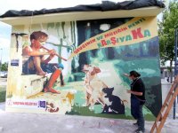 Karşıyaka'da sanat sokağa taştı