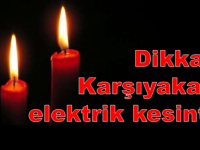 Karşıyaka'da üç gün elektrik kesintisi 