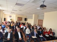 Karşıyaka'daki Eğitim Bir-Sen'liler bir araya geldi