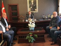 Karşıyakalı amatör futbol kulüpleri Kaymakam'ı ziyaret etti