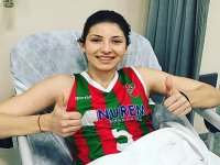 Karşıyakalı Ayşegül sakatlandı...