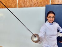 Karşıyakalı İpek eskrimde birinci...