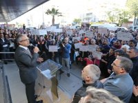 Karşıyakalı işçilerden Akpınar’a sürpriz ziyaret