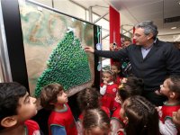 Karşıyakalı miniklerden geri dönüşüm sergisi