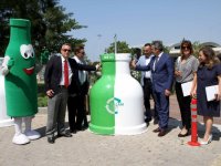 Karşıyaka'nın cam kumbaraları artık cepte...