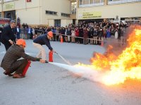 Karşıyaka’nın okullarında yangın tatbikatı